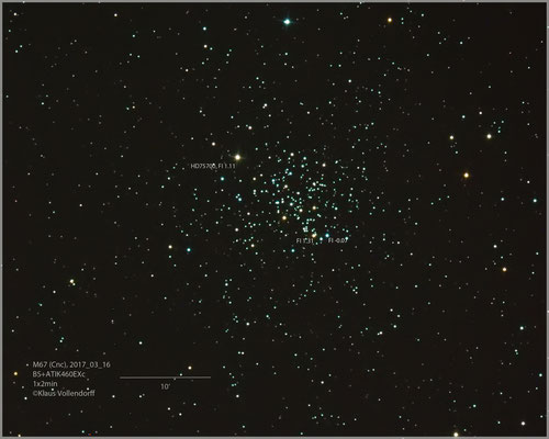 M67=NGC2682 mit ATIK460EXc+LPS-D1