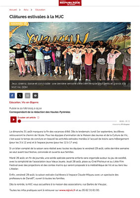 25-08 Clôtures estivales à la MJC - nrpyrenees.fr