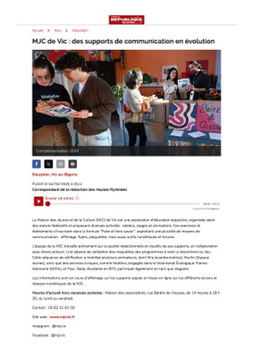 25-02 MJC de Vic _ des supports de communication en évolution - nrpyrenees.fr