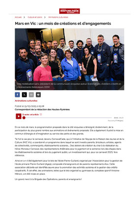 25-03 Mars en Vic _ un mois de créations et d’engagements - nrpyrenees.fr