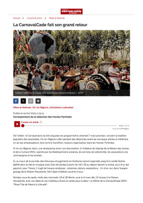25-02 La CarnavalCade fait son grand retour - nrpyrenees.fr