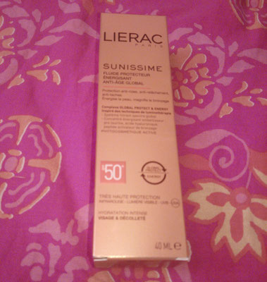 LIERAC FLUIDE PROTECTEUR ENERGISANT ANTI-AGE GLOBAL SPF 50 REVIEW RECENSIONE