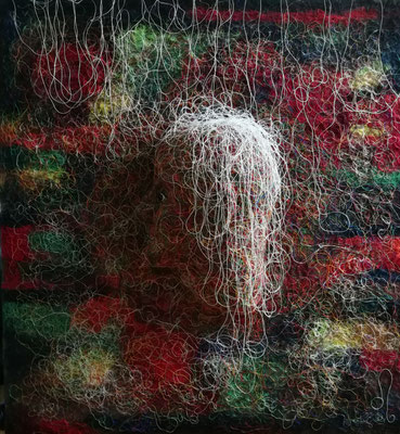 3D "Gedanken", ca. 57 x 10 x 55 cm
