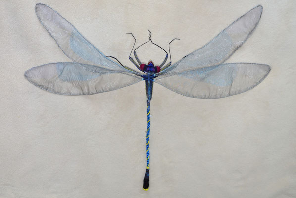 Dörte Putensen, Installation Libelle I, ca 40 x10 x 55 cm