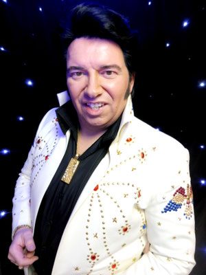 Elvis Presley Double Imitator Tribute Sänger Artist King Eddy Meist gebuchter Künstler