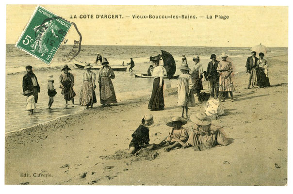 VB La plage en août 1909