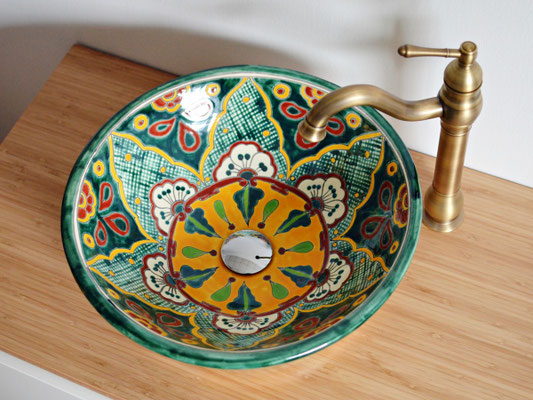 Design Waschbecken aus Mexiko - MEX 4 - VERANO
