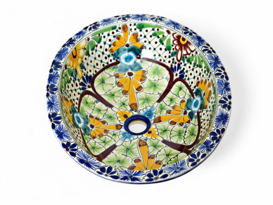 Mexiko Einbauwaschbecken oval - AVENTURA