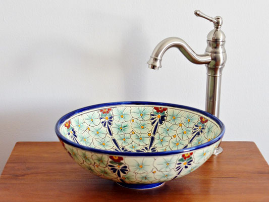 Gäste-WC Kleines Aufsatzwaschbecken PASION - MEX2 aus Mexiko