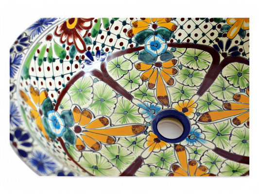 Mexiko Einbauwaschbecken oval - AVENTURA