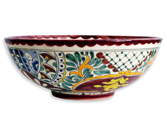 Mexambiente Waschbecken ALEGRIA, rund ca. 39 cm
