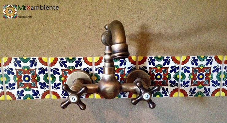 Dekorfliese OM Mexambiente ca. 11x11 cm 