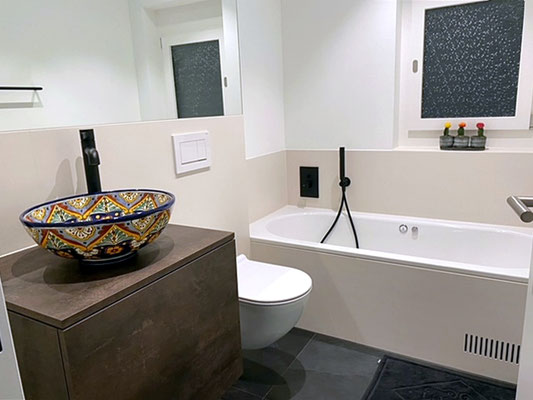 Design Waschbecken aus Mexiko ACAPULCO rund