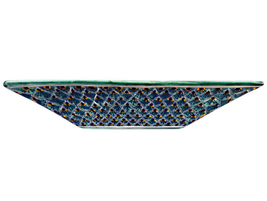 Aufsatzwaschbecken rechteckig PAVO VERDE - exotisches Design von Mexambiente