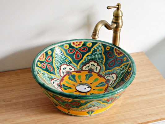 Design Waschbecken aus Mexiko - MEX 4 - VERANO