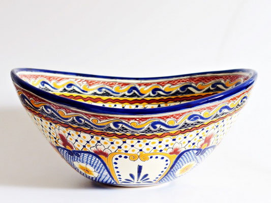 Waschbecken im Mediterran-Stil MAYA handbemalt