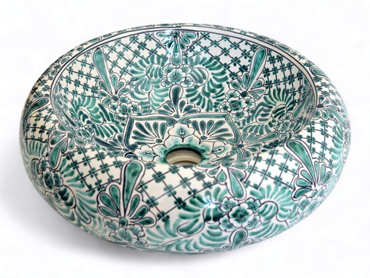 Mexikanisches Waschbecken Donna IMPERIAL - 100% Handbemalt