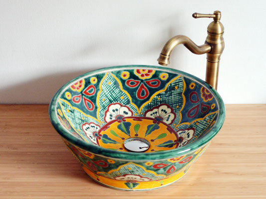Design Waschbecken aus Mexiko - MEX 4 - VERANO
