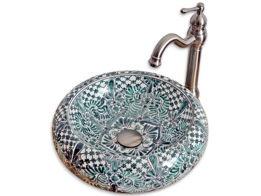Mexikanisches Waschbecken Donna IMPERIAL - 100% Handbemalt