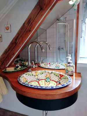 Farbiges Einbauwaschbecken AVENTURA mexikanisch