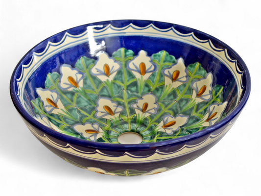 Mexikanisches Aufsatzwaschbecken MEX3 - Calla 