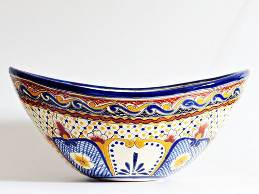 Waschbecken im Mediterran-Stil MAYA handbemalt