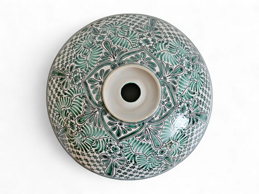 Mexikanisches Aufsatzwaschbecken MEX5 Imperial rund ca. 44 cm