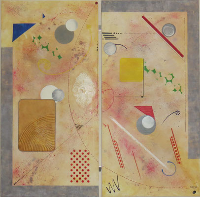 comète - H100xL102 cm - acrylique