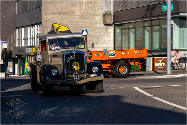 Gusto-Lastwagen 8 der Mühlenwerke Villmergen auf dem Aargauerplatz