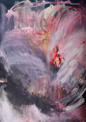 Der Liebesbrief (2005), Acryl auf Leinwand, 140x100cm 