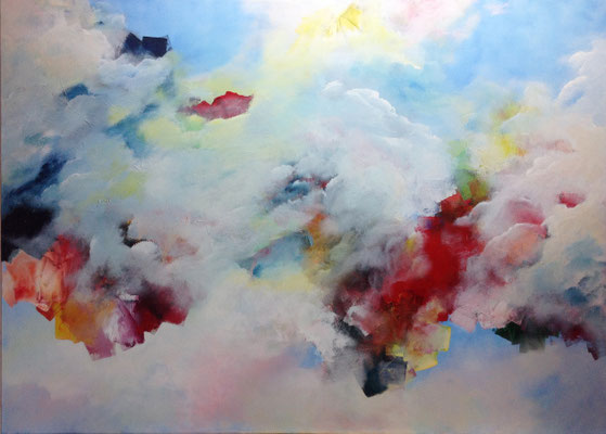 Die Verheißung (2015), Acryl auf Leinwand, ca. 100x140cm