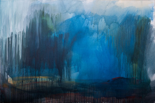 Unwetter (2005), Acryl auf Leinwand, 100x140cm