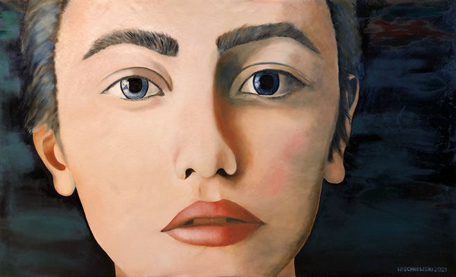 Quo Vadis? (2021), Öl auf Leinwand, 85x140cm