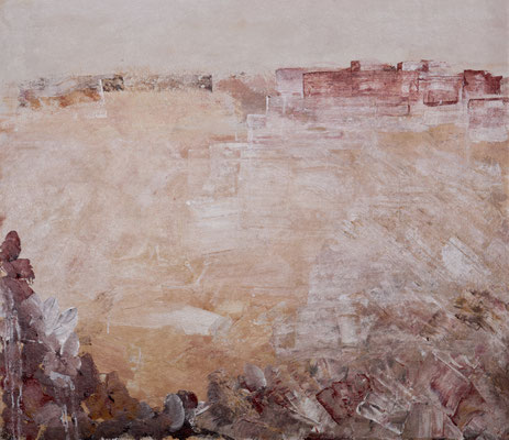 Fata Morgana (2000), Acryl auf Weichfaser, 100x110cm