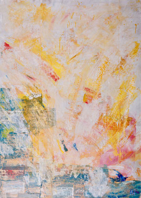 Grimaud (2000), Acryl auf Karton, 140x100cm