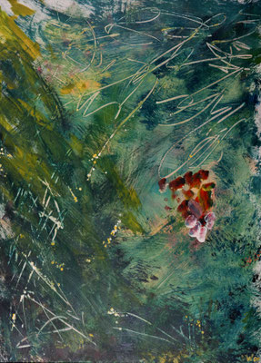 Dschungel (2002), Acryl auf Karton, 140x100cm