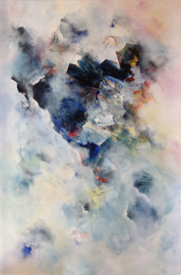 Aufruhr im Vierten Quadrant (2015), Acryl auf Leinwand, ca. 150x100cm 