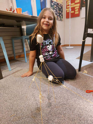 Young engineers exploring creative construction 