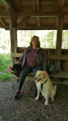15.09.2024: Baby (3J) und Lucky (11J) waren 4,8km rund um den Bleibtreusee unterwegs,