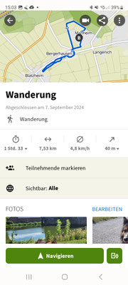 07.09.2024: Wandas Weg
