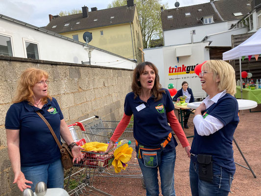 Jutta, Mirijam und Christiane 