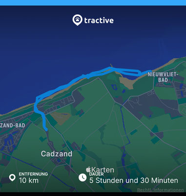 08.09.2024: Pauls Route in Cadzand