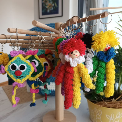 Taschenbaumler und Schlüsselanhänger