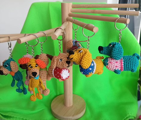 Taschenbaumler und Schlüsselanhänger