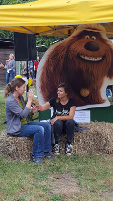 Tierheimfest 09/2016 ; im Gespräch mit unserer Katzenpsychologin Monika Pitz