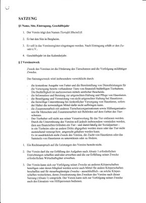 Seite 1 von 5_ Satzung der Tiertafel RheinErft e.V.