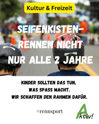 Wir wollen das Freizeitangebot für die Kinder verbessern