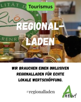Wir brauchen einen Regionalladen für ansässige Erzeuger, Manufakturen und Künstler