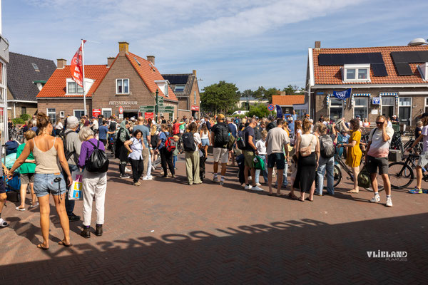 Veerterminal tijdens aankomst in juli 2025