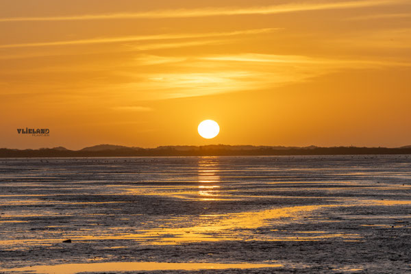 Zonsondergang Wad bij Kroonspolders, 19 december 2025